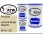 Preview: Porsche, Jarama Beige Metallic, M1W / D5: 500ml Lackdose + 500ml Klarlack + 250ml Härter - Set, von ATW Autoteile West.